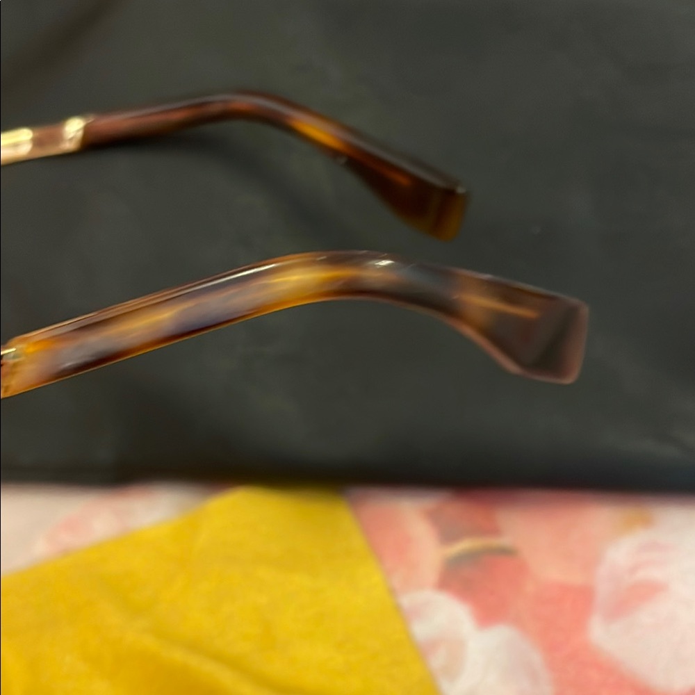 Fendi Brown Rectangular Glasses With Case - image 5